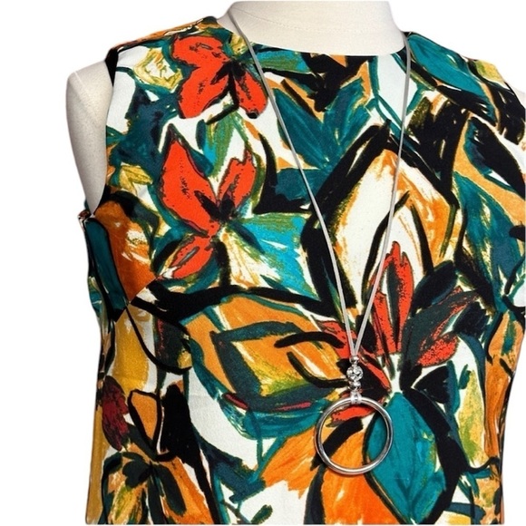 AGB Sleeveless Floral Dress 14 - Picture 2 of 7